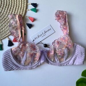 For Love and Lemons Ophelie Bra Small DD